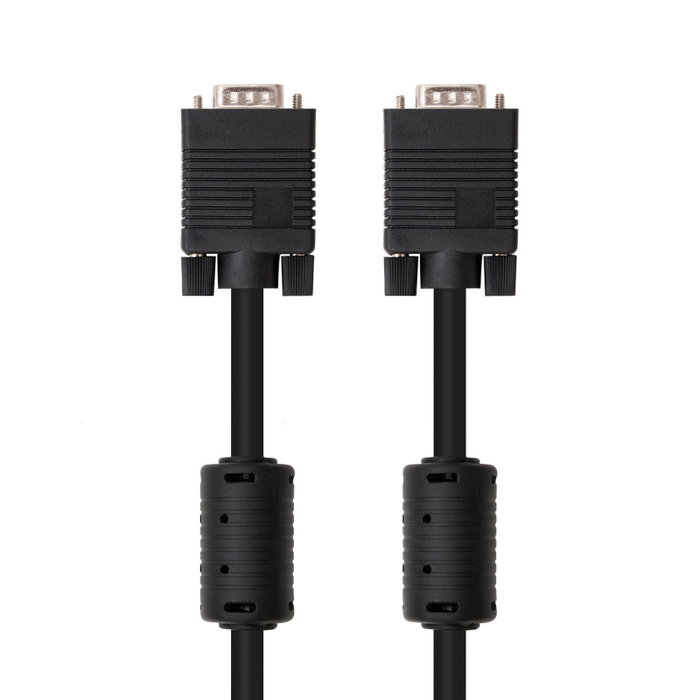 Nanocable Cable SVGA con Ferrita, VGA Macho a VGA Macho, 15m, Negro Nanocable Cable SVGA con Ferrita, VGA Macho a VGA Macho, 15m, Negro